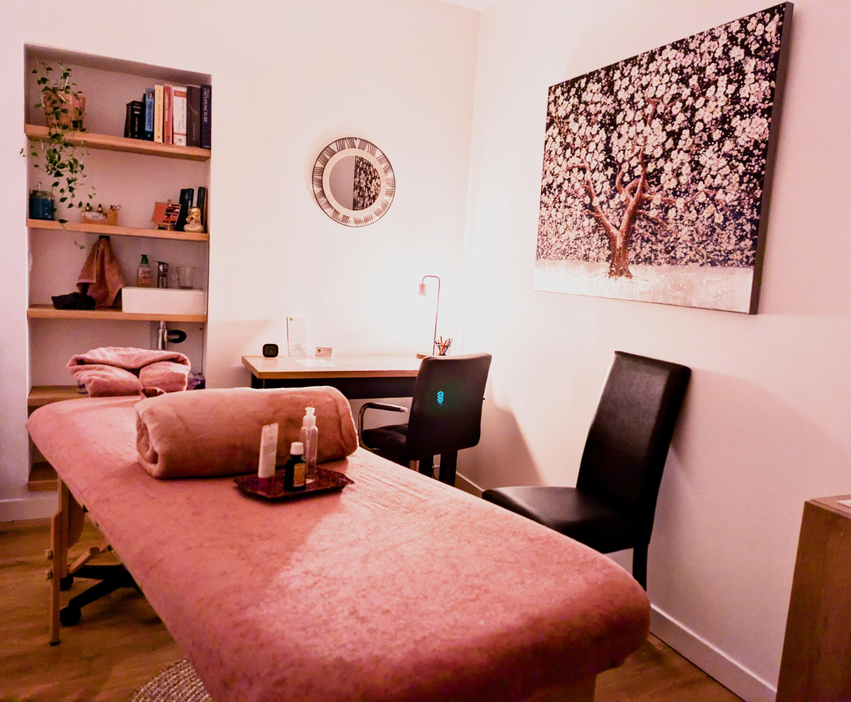 Massage corps nuque épaules Chamonix Sallanches Justine